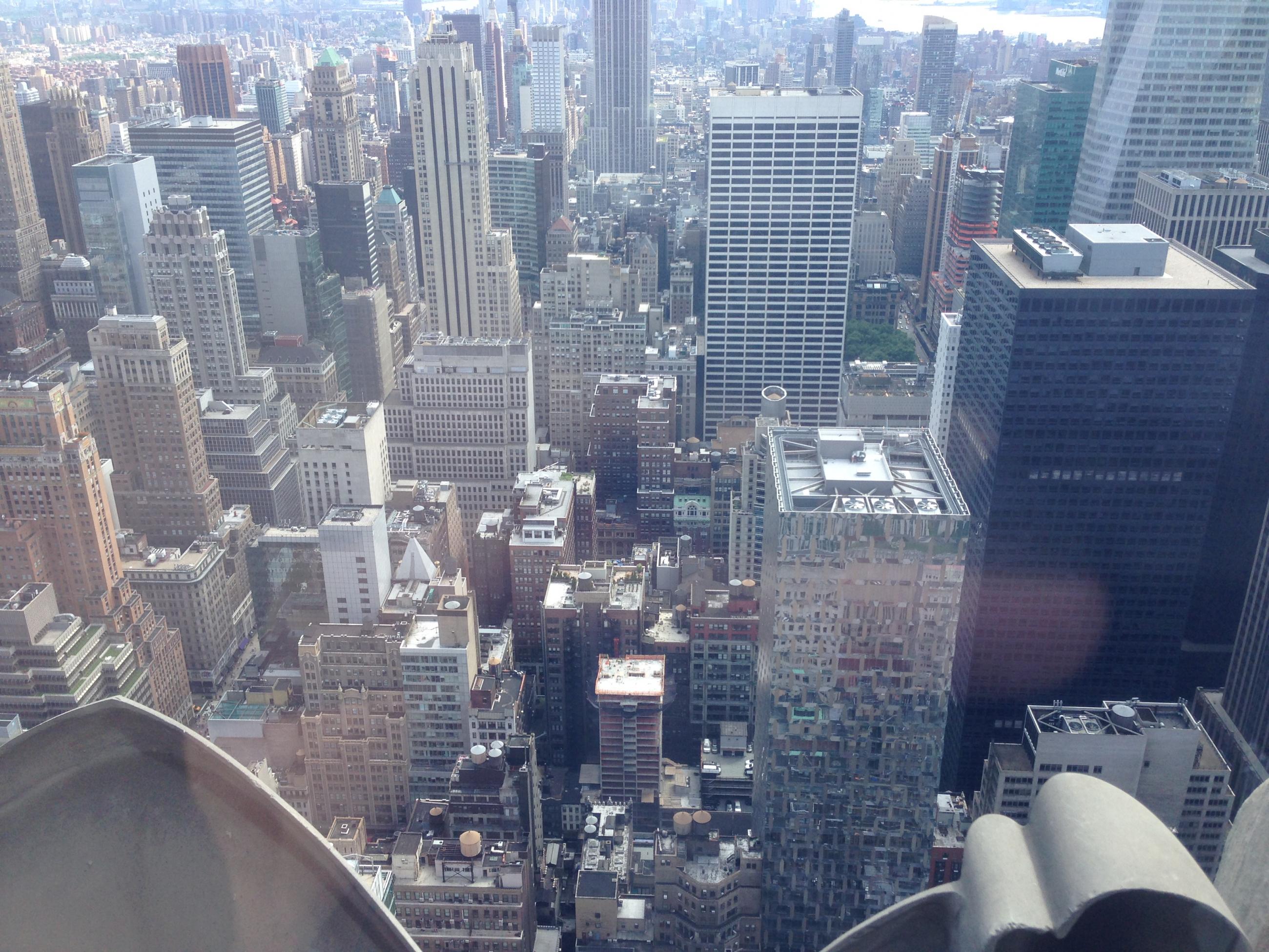 Utsikt över New York från Top of The rock